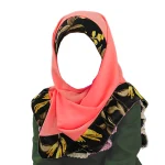 مقنعه نرگس رنگ قرمز کد 4010