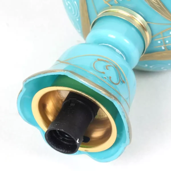 شمعدان برقی یا صاحب الزمان یا رقیه خاتون ارتفاع 64 سانتیمتر رنگ آبی کد 0463