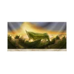 کتیبه تصویری محرم مخمل هل من ناصر ینصرنی