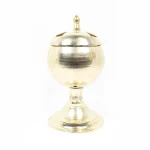 اسپند دودکن توپی زغالی رنگ طلایی کد 0437