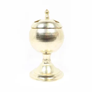 اسپند دودکن توپی زغالی رنگ طلایی کد 0437