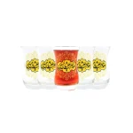 استکان کمر باریک به فدای لب عطشان حسین 6 عددی کد 1880