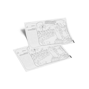 مدل نقاشی غدیری تو آسمون نوشته غدیر راه بهشته سایز A4 کد 1233