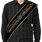 حمایل مخمل شاهان روزگار به ما غبطه می خورند کد 0158