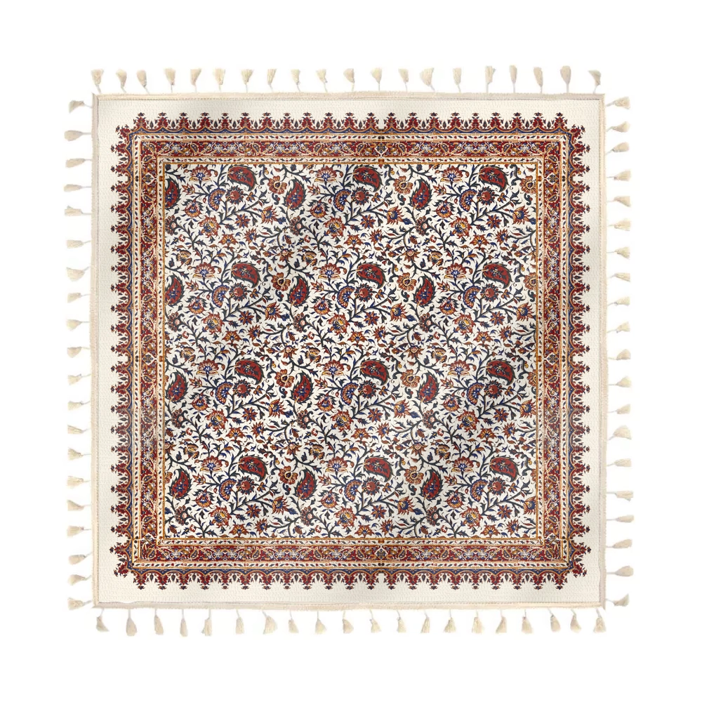 سفره هازان طرح قلمکار 2 نفره 70*70 کد 0563 سفره هازان طرح قلمکار 2 نفره 70*70 کد 0563