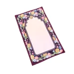 سجاده کودک مخمل طرح گلستان کد 0582