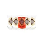 استکان کمر باریک موسی بن جعفر الکاظم 6 عددی کد 0105