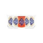 استکان کمر باریک جعفر بن محمد الصادق 6 عددی کد 0297