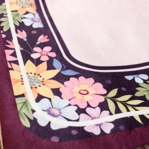 سجاده کودک مخمل طرح گلستان کد 0582