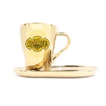 ست فنجان با سینی طلایی یا ابا الفضل العباس کد 0289