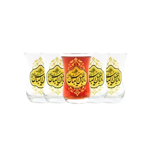 استکان کمر باریک یا اباالفضل العباس 6 عددی کد 1416