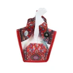 کاور دستمال کاغذی مخمل طرح فرش مدل فاران کد 0586