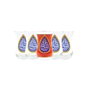 استکان کمر باریک یا رسول الله 6 عددی کد 0530