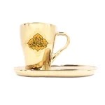 ست فنجان با سینی طلایی یا فاطمه الزهرا کد 1494