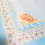 سجاده جانماز مخمل سه تیکه طرح نیایش صورتی کد 0578