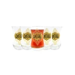 استکان کمر باریک السلام علیک یا فاطمه الزهرا 6 عددی کد 1412