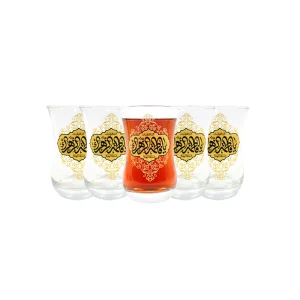 استکان کمر باریک السلام علیک یا فاطمه الزهرا 6 عددی کد 1412