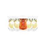 استکان کمر باریک یا علی بن ابیطالب 6 عددی کد 1243