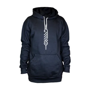 هودی مشکی منقش به نام امام حسین طرح 2