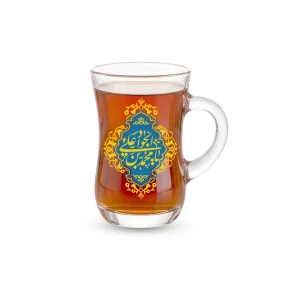 استکان کمر باریک دسته دار یا محمد ابن علی الجواد تک عددی کد 187