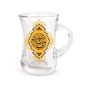 استکان کمر باریک دسته دار السلام علیک یا زینب 6عددی کد 0300