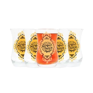 استکان کمر باریک السلام علیک یا زینب 6عددی کد 0298