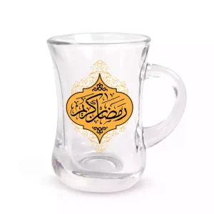 استکان کمر باریک رمضان کریم 6 عددی کد 3500602
