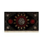 کتیبه محرم مخمل علی بن الحسین الاصغر زمینه مشکی