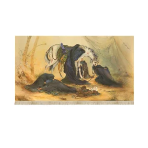 کتیبه محرم تصویری مخمل عصر عاشورا