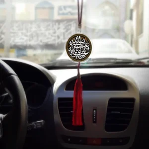 آویز خودرو پلکسی صلی علی علیک یا اباعبدالله الحسین کد 2216