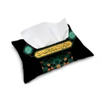 کاور دستمال کاغذی مخمل دانه اشکی نذر روضه های حضرت است کد 0619