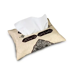 کاور دستمال کاغذی مخمل ای شیعه ترا چه غم ز طوفان بلا کد 0622