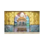 کتیبه مخمل تصویری ضریح حرم امام حسین علیه السلام