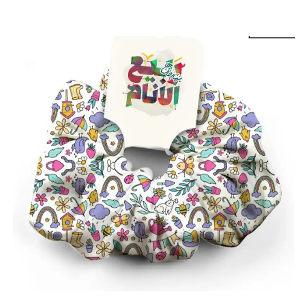 Half-Shaban Satin Rabi Al-Anam Hair Tie Code 1661 کش مو نیمه شعبان ساتن ربیع الانام