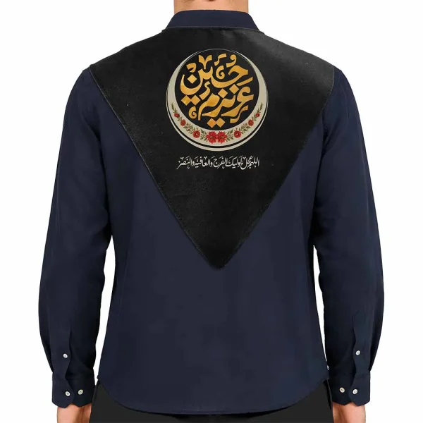 حمایل محرم فاران مخمل عزیزم حسین کد 2784