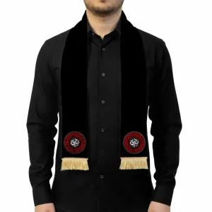 شال محرم مخمل لبیک یا حسین کد 2664