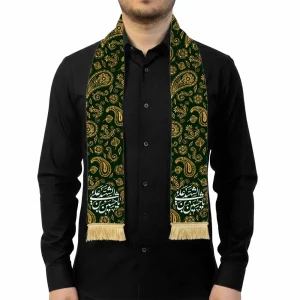 شال محرم مخمل یا حسین ابن علی الشهید کد 2176