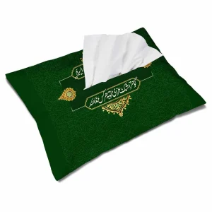 کاور دستمال کاغذی مخمل گوهر اشک عزایت کد 0838