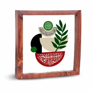 قاب محرم شیشه ای یا باب النجات الامه کد 2586