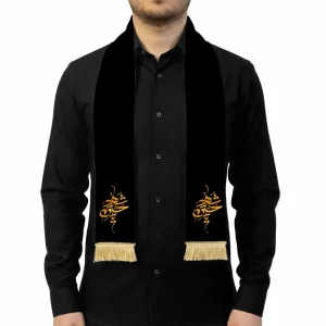 شال محرم مخمل یا حسین شهید کد 2285