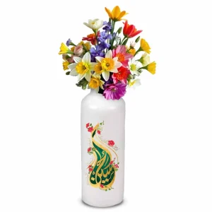 گلدان محرم چینی استوانه ای الا یا اهل العالم کد 2709