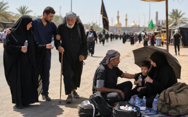 راهنمای کامل حفظ سلامت در پیادهروی اربعین 3 اصلیترین توصیههای بهداشتی در مسیر پیادهروی اربعین