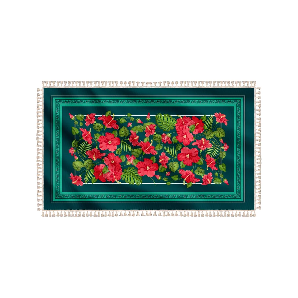 hazan-red-rose-tablecloth-code-60316 سفره هازان گل سرخ کد 60316