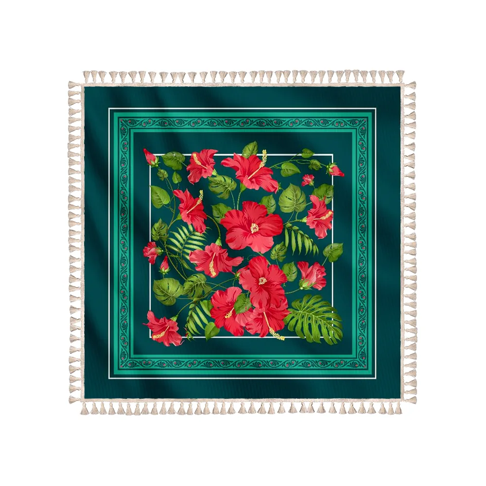 hazan-red-rose-tablecloth-code-60317 سفره هازان گل سرخ کد 60317