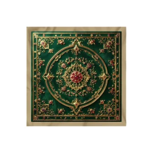 رومیزی مخمل شمسه کد 60354