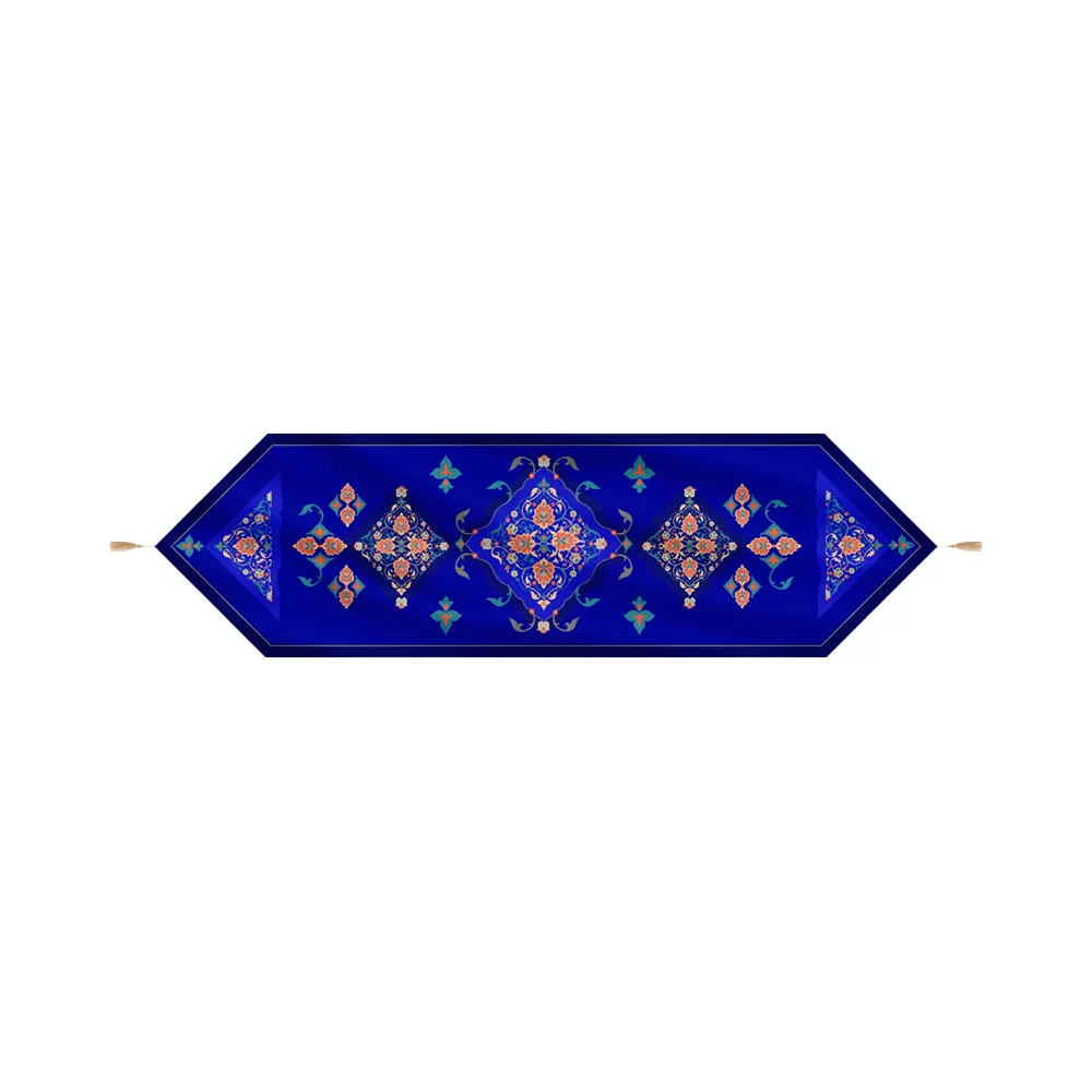 mastoor-velvet-triangular-table-runner-bottom-piece-code-60273 رانر پایین مثلثی مخمل مستور کد 60273